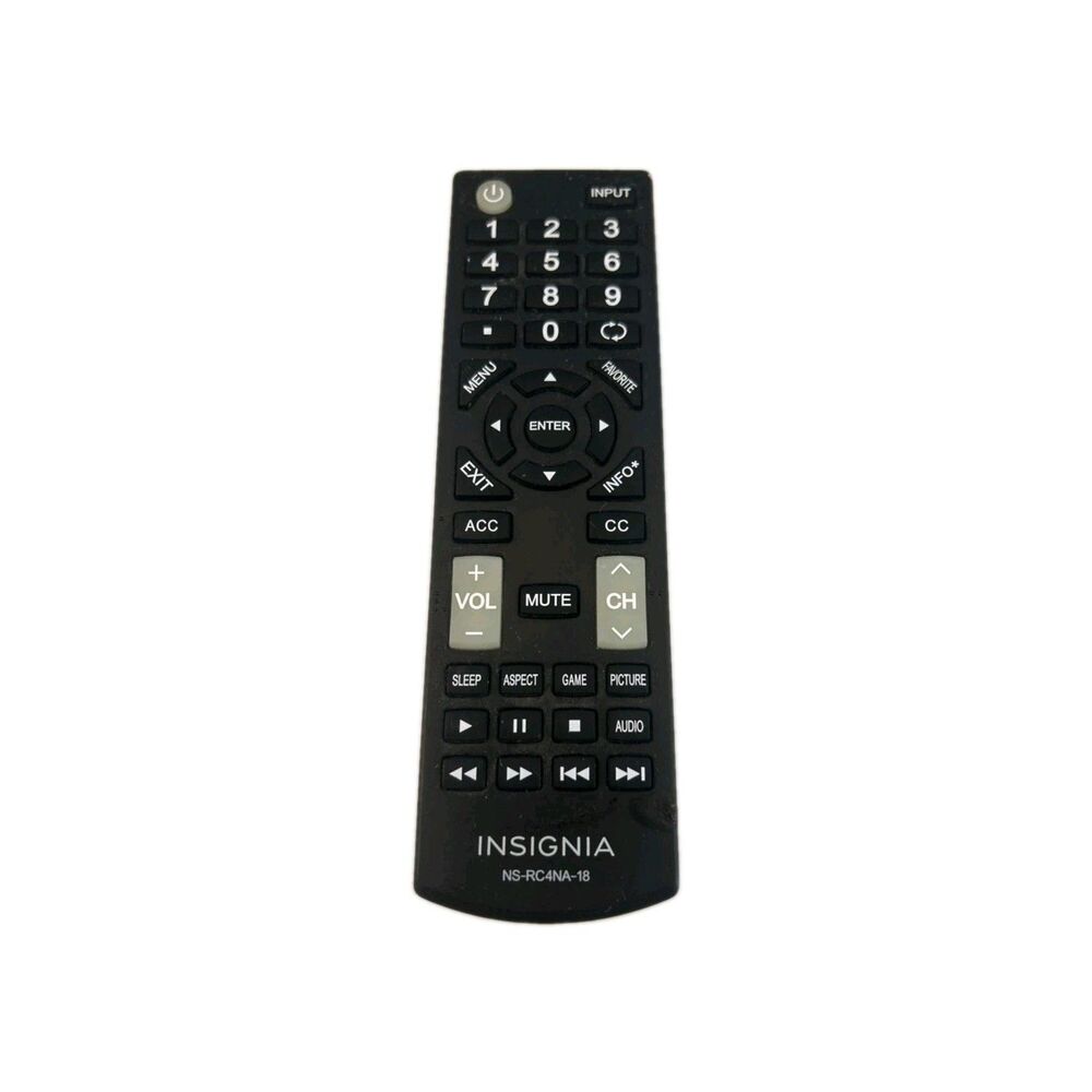 Factory INSIGNIA TV Remote Control NS-RC4NA-18 Replacement